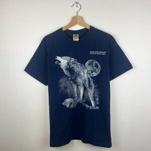Vintage Wolf Animal Graphic T-Shirt